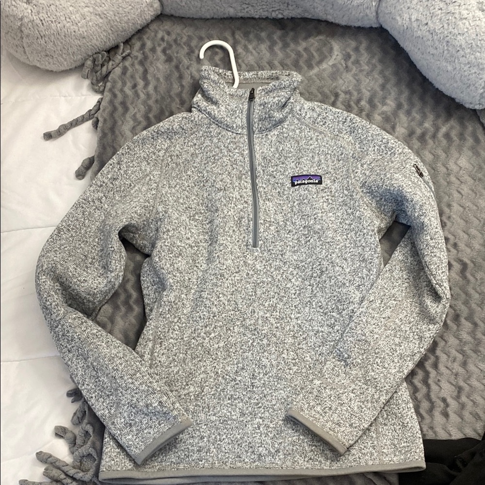 Patagonia Gray Quarter-Zip Pullover